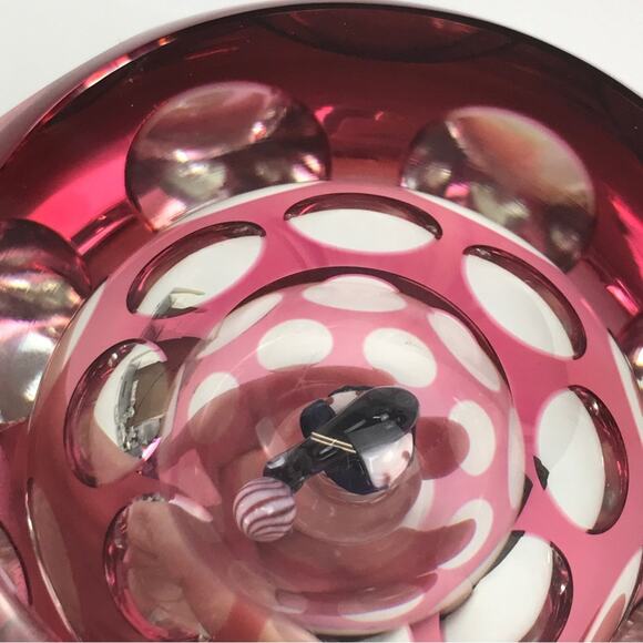 Perthshire Peter McDougall Seal Balancing Ball 1979E Faceted Vintage Paperweight - Picture 12 of 16